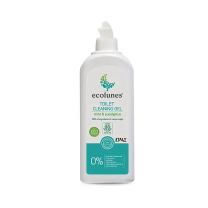 Гипоаллергенный органический гель для очистки туалета с ароматом мяты и эвкалипта Ecolunes,  магазин Glossary 