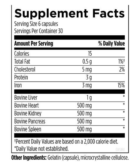 Organ Synergy - Говяжьи органы Designs for Health/1