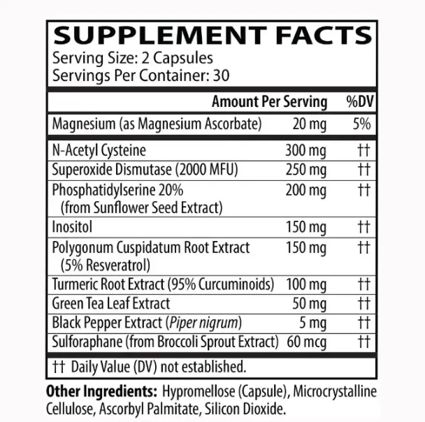 Intracellular Detox Complex / Внутрішньоклітинний детокс-комплекс Neurobiologix /1