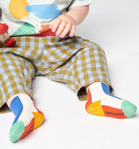 Colors Stripes baby socks, Bobo Choses/1