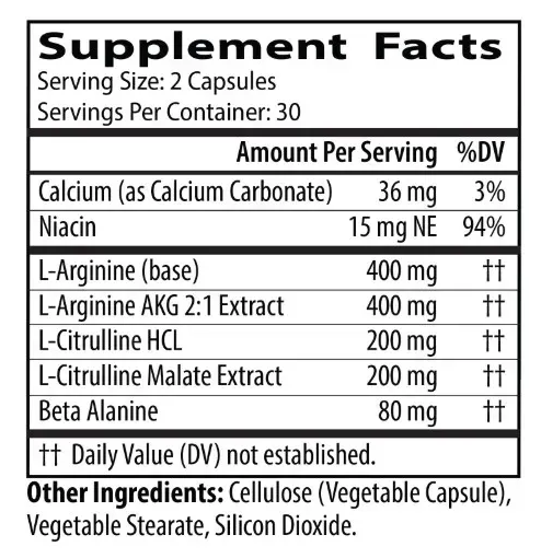 L-Arginine Plus / Л-Аргінін Плюс Підтримка синтезу оксиду азоту Neurobiologix /1