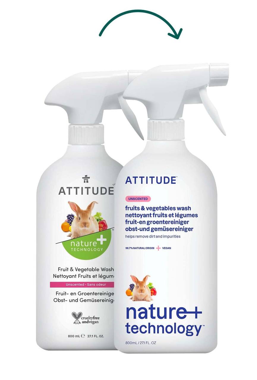 Засіб для миття фруктів і овочів Attitude //1