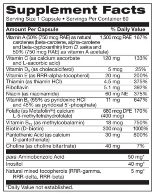 NeuroNutrients for Men / Мультивітаміни для чоловіків без заліза Neurobiologix /1