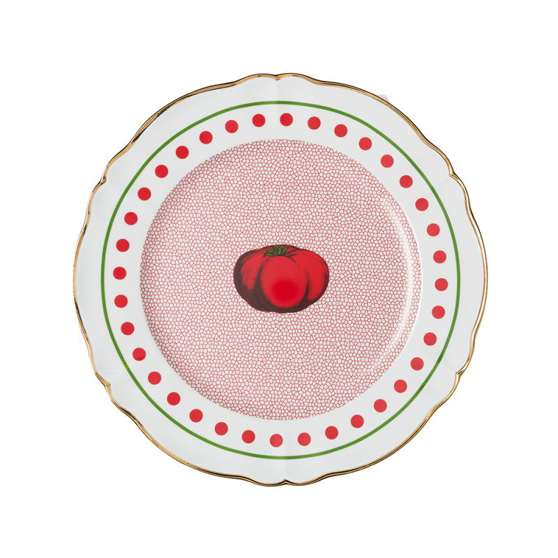 Блюдо кругле Помодоро Pomodoro 32,5см Bel Paese, Bitossi Home