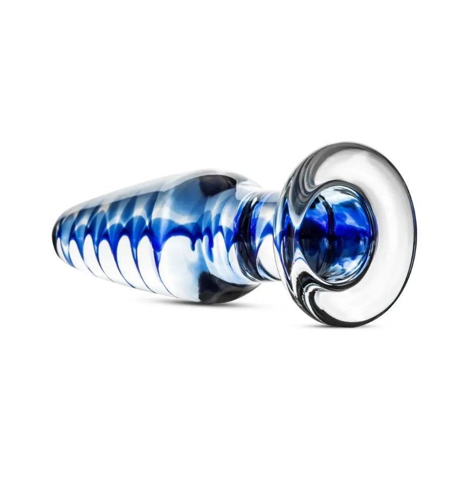 Стеклянная анальная пробка с внутренней спиралью Glass Buttplug No. 23 Gildo/1