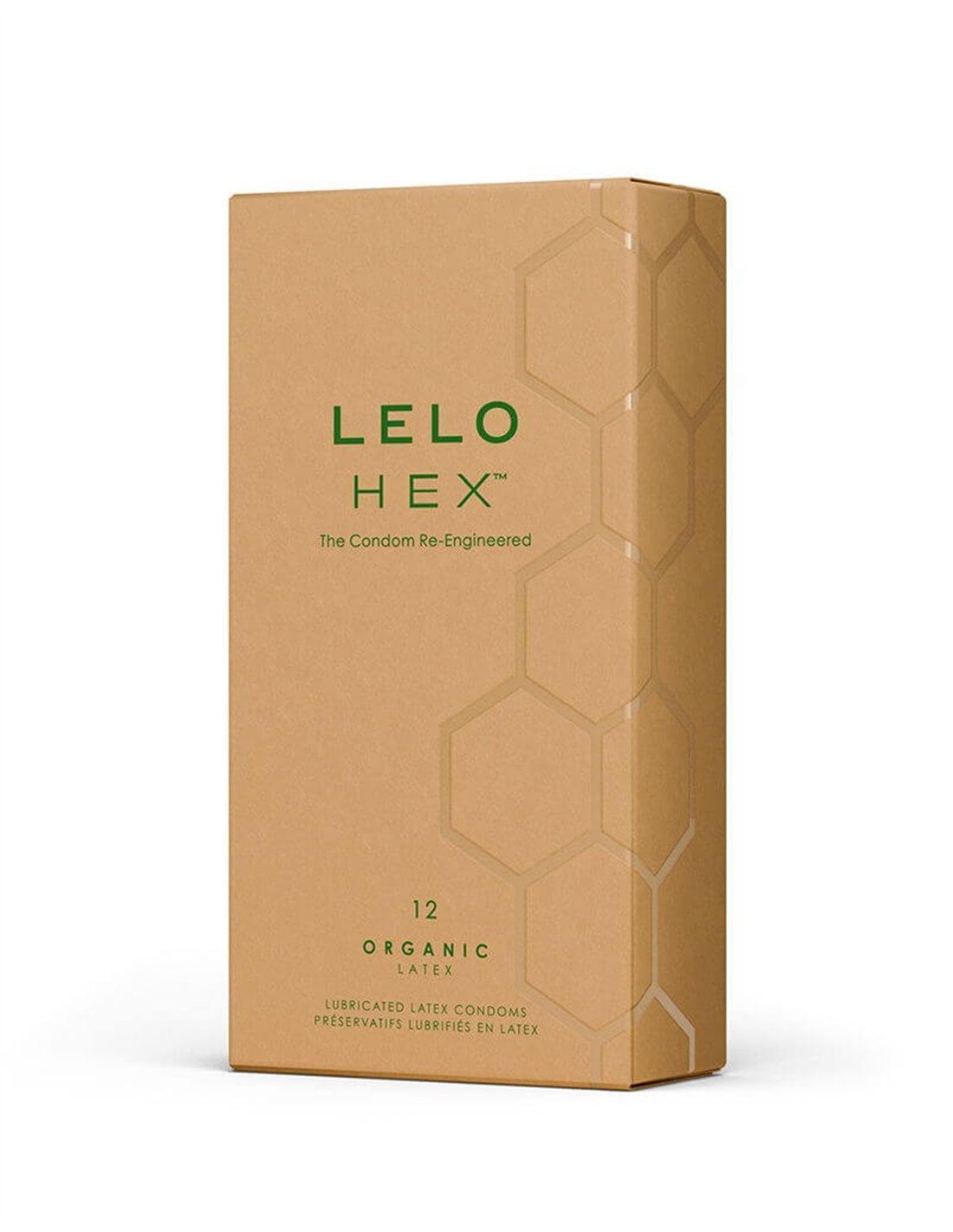 Презервативы Condoms Organic 12 Pack, тонкие и суперпрочные LELO HEX/6