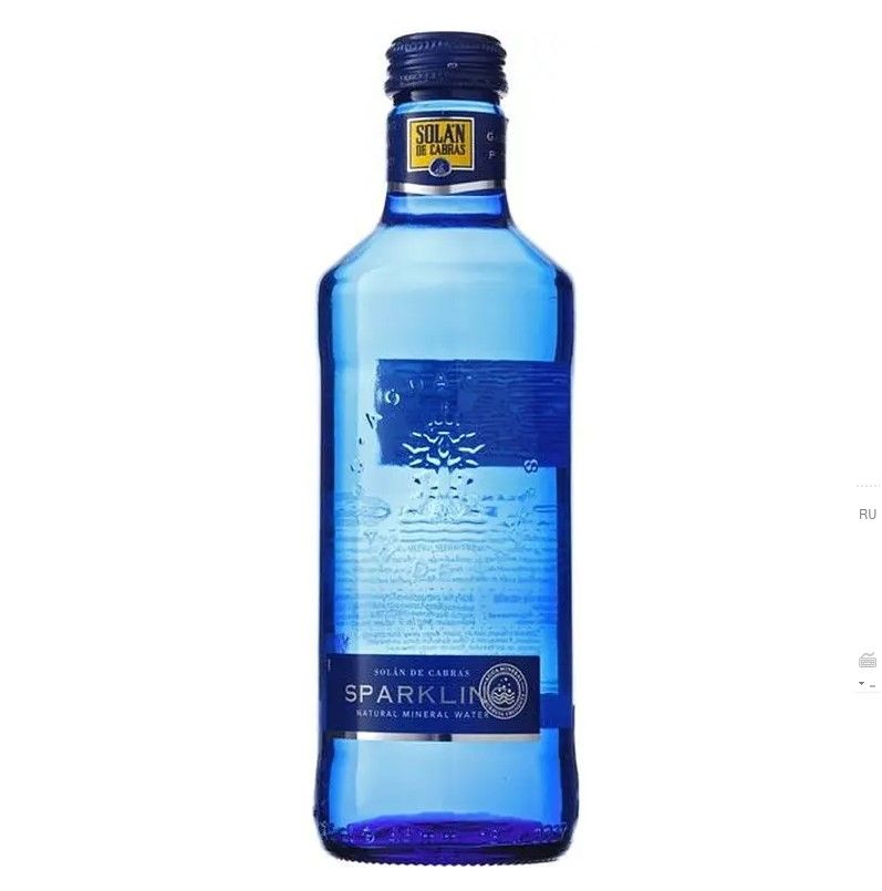 Вода мінеральна природна середньогазована (скло) Solan De Cabras