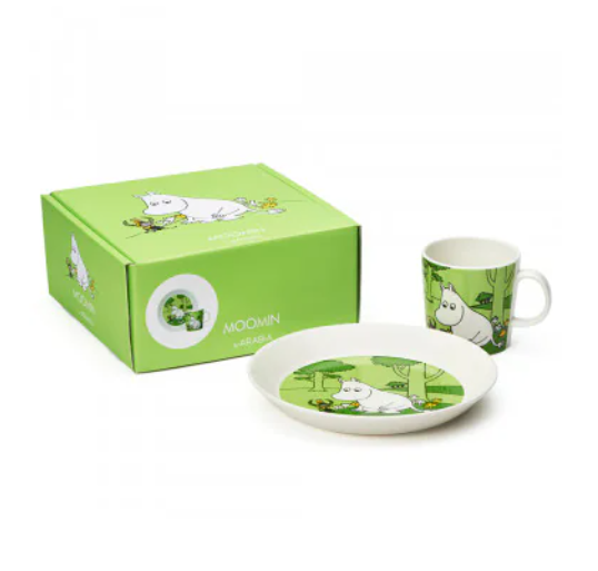 Набор из кружки и тарелки Фрекон Снорк Moomin Arabia,