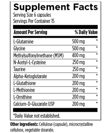Amino-D-Tox - Амінокислоти для підтримки детоксикації Designs for Health/1