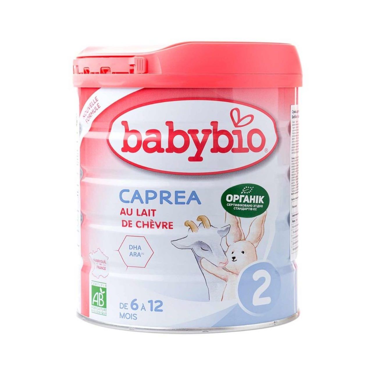 Органическая молочная смесь из козьего молока Caprea 2 (от 6 до 12 мес.) BabyBio