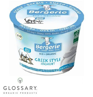 Йогурт Греческий из овечьего молока органический Bergerie,  магазин Glossary 