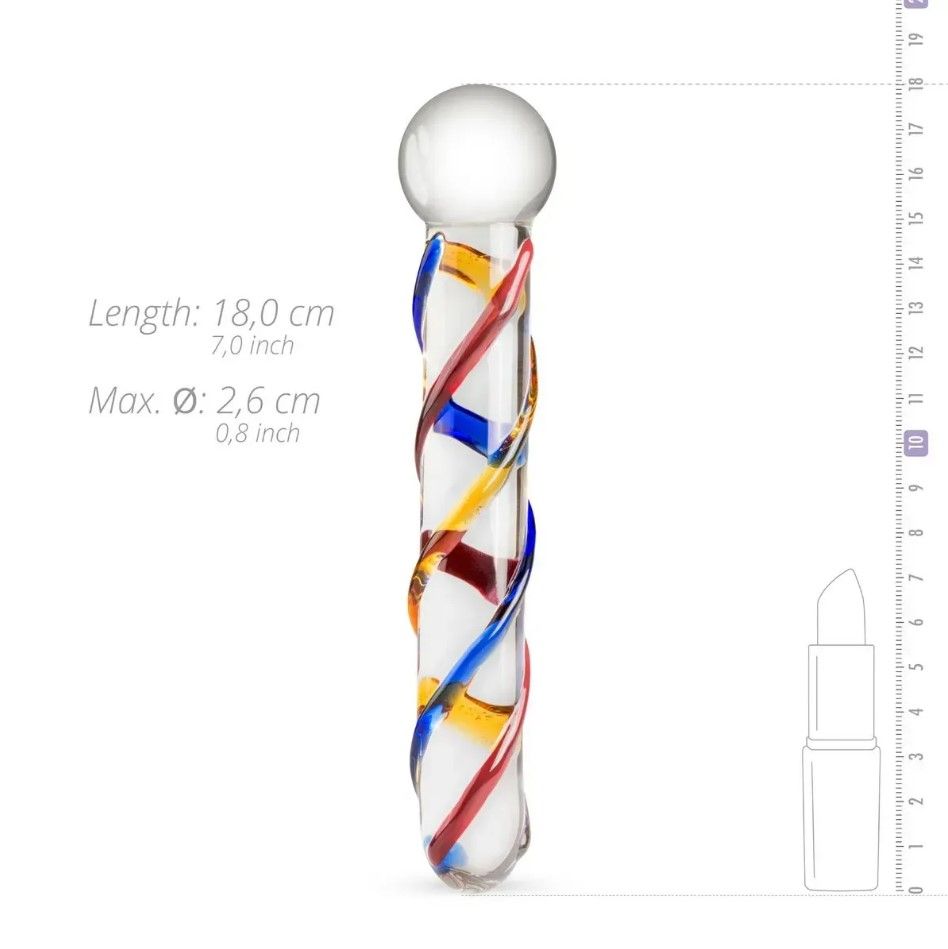 Стеклянный дилдо Glass Dildo No. 10 Gildo/1