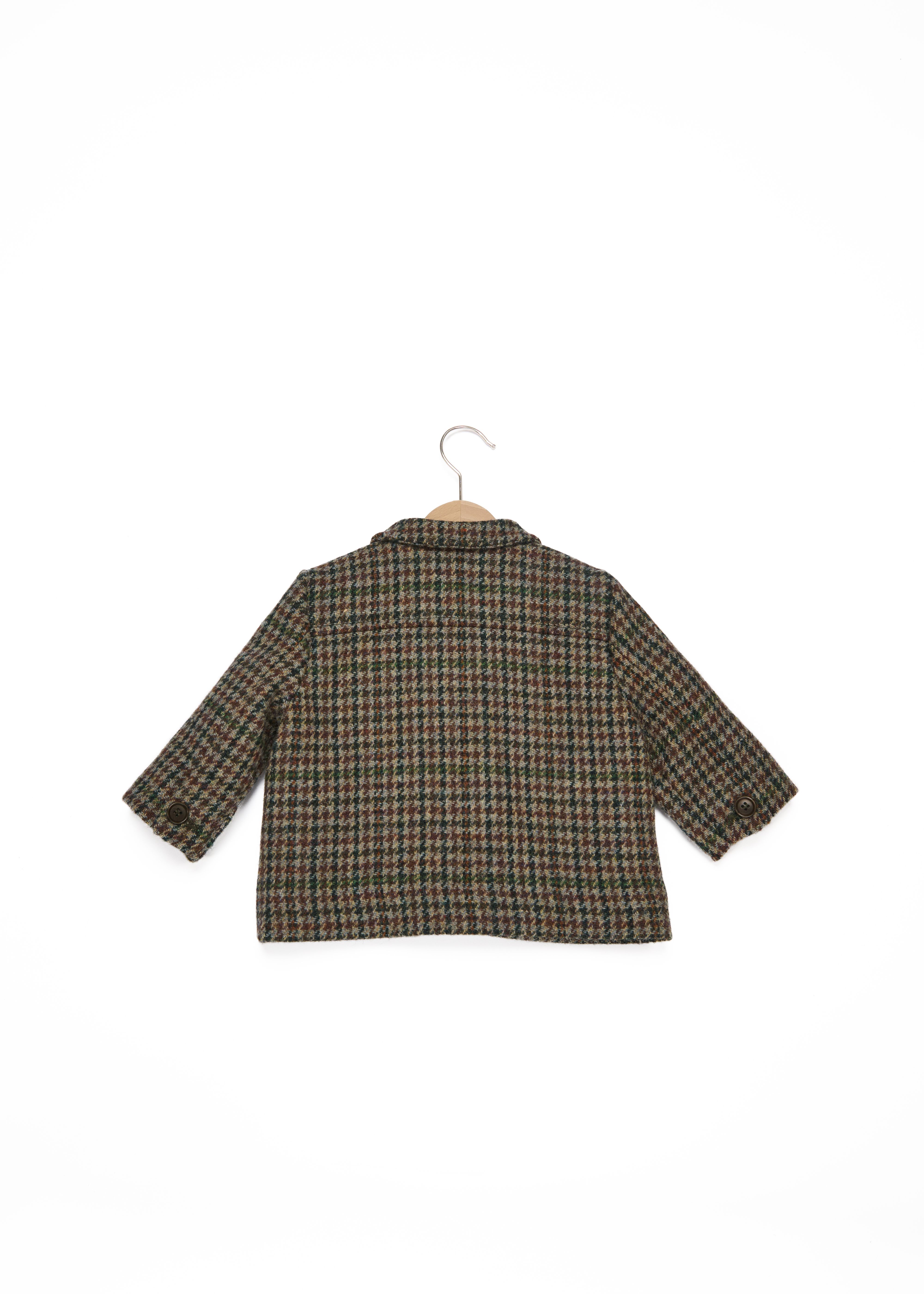 Пальто, жакет для немовлят, твід Caramel, /3