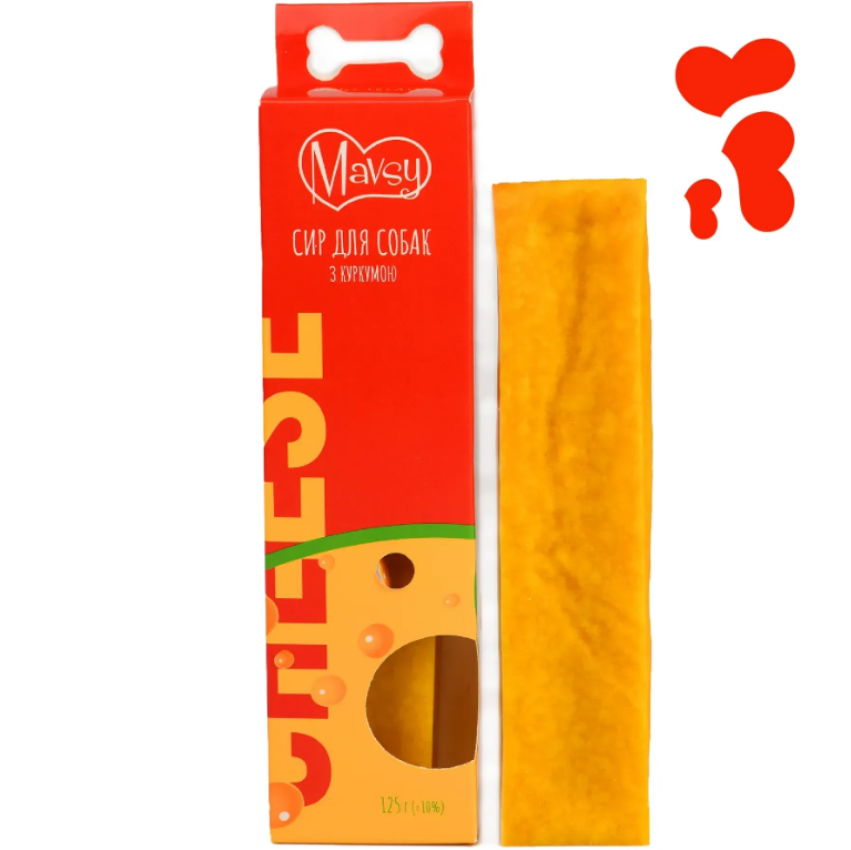 Жувальна паличка для собак CHEESE STICK з сиром та куркумою Mavsy