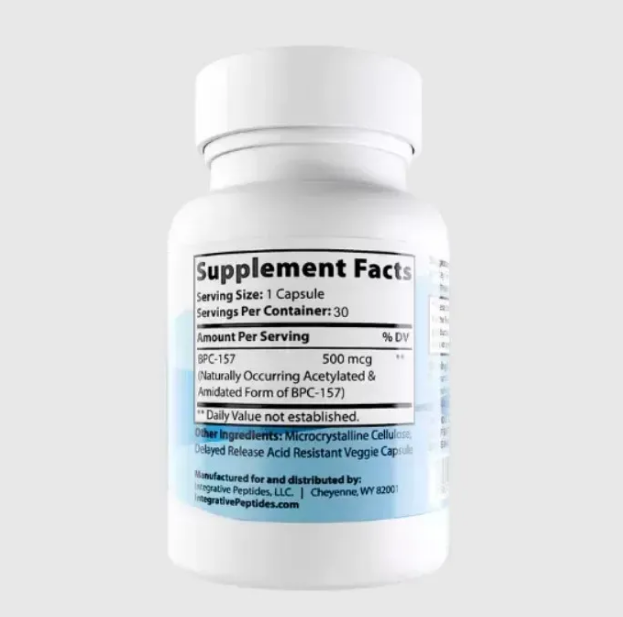 Integrative Peptides BPC-157 Delayed Release / Пептиди БПС 157 для загоєння кишківника уповільненого вивільнення Integrative Therapeutics/1