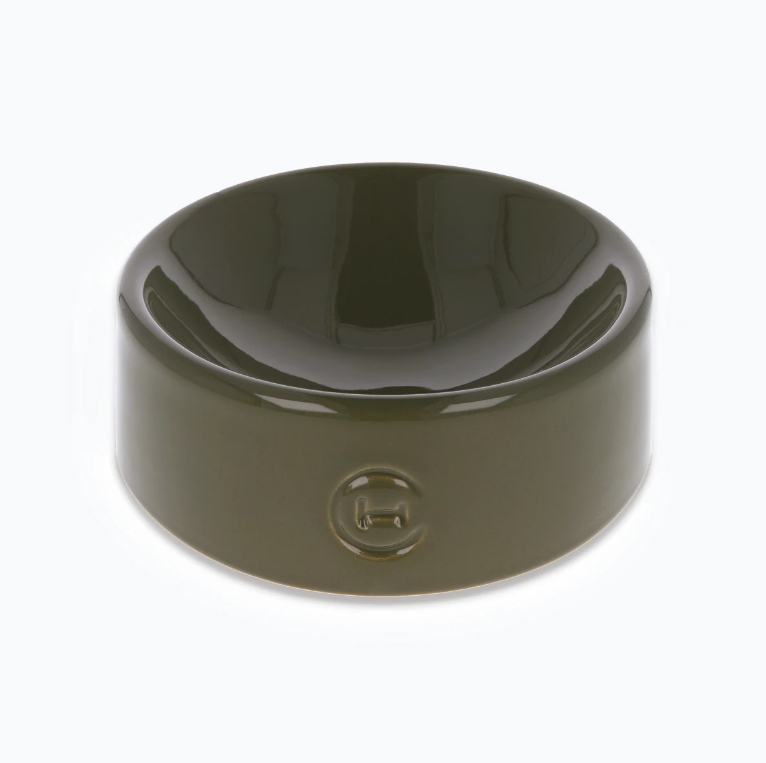Керамическая миска со сферическим дном Bowl Olive, Harley and Cho 