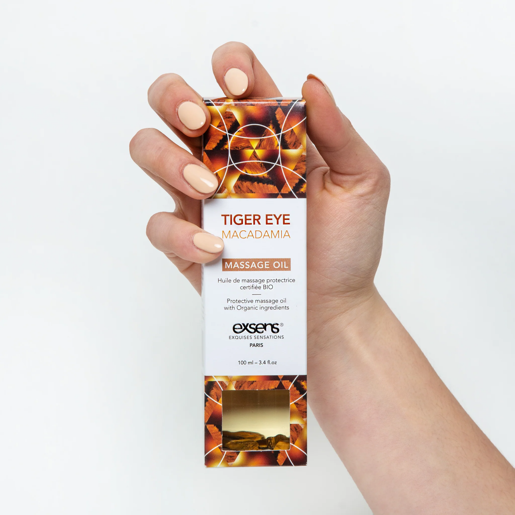 Массажное масло EXSENS Tiger Eye Macadamia (защита с тигровым глазом)/3