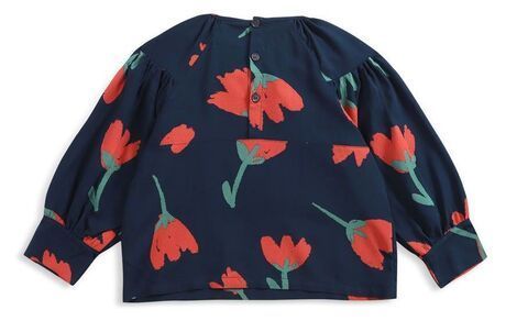 Big Flowers woven blouse, Bobo Choses/1