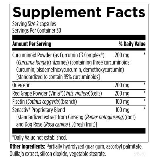 Senolytic Synergy - Сенолитическая синергия для клеточного омоложения Designs for Health/1