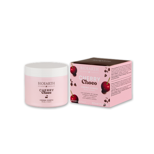 Botanique Chocolate Cherry Choco Body Cream/Крем для тіла Вишня та шоколад Bioearth, 