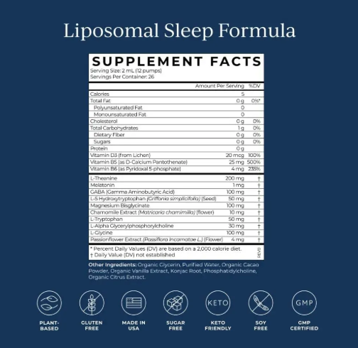 Sleep - Формула глубокого и спокойного сна Cymbiotika, /1