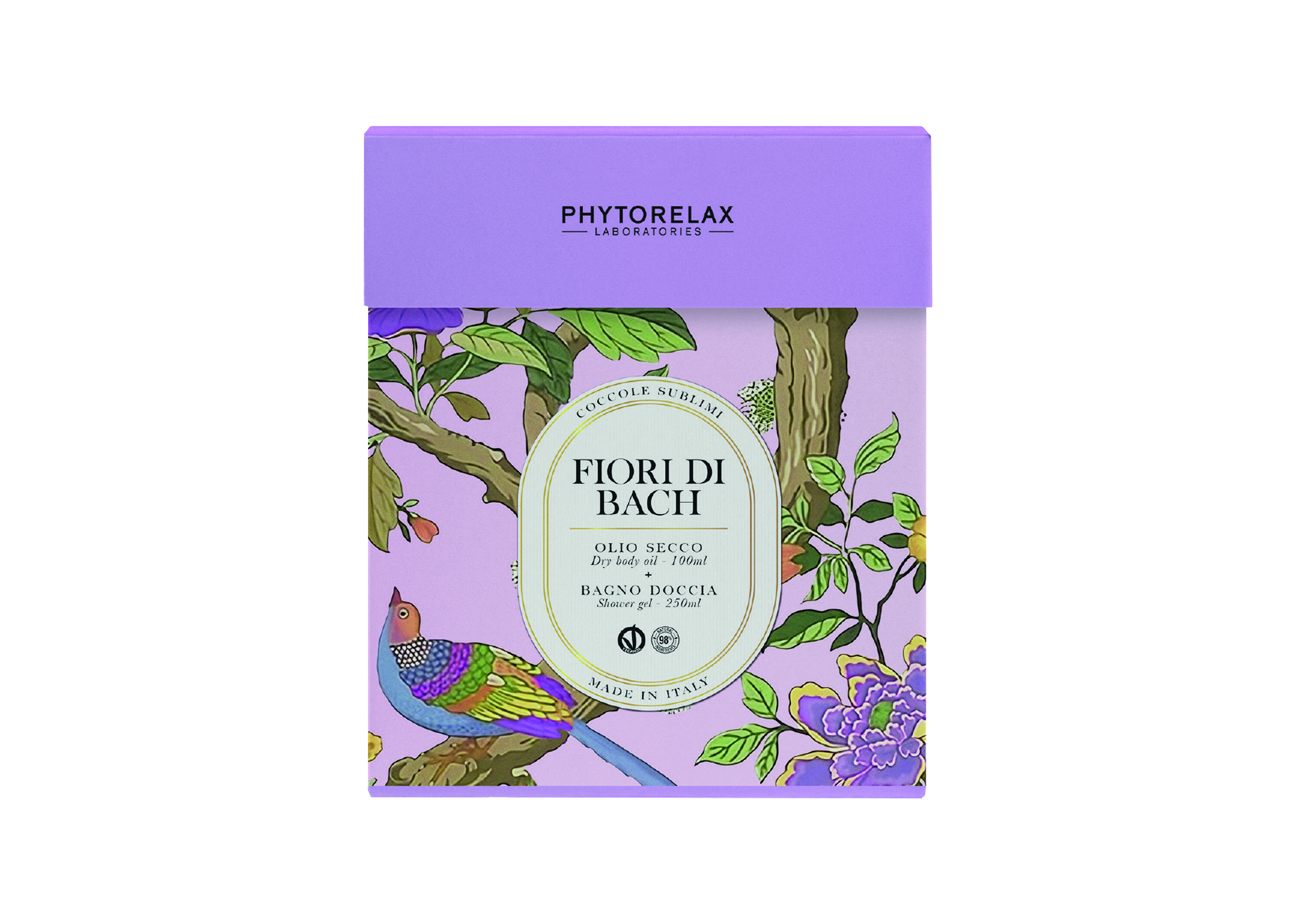 Набор BACH FLOWERS / ЦВЕТЫ БАХА ГЕЛЬ ДЛЯ ДУША + МАСЛО ДЛЯ ТЕЛА/ВОЛОС/ЛИЦА Phytorelax
