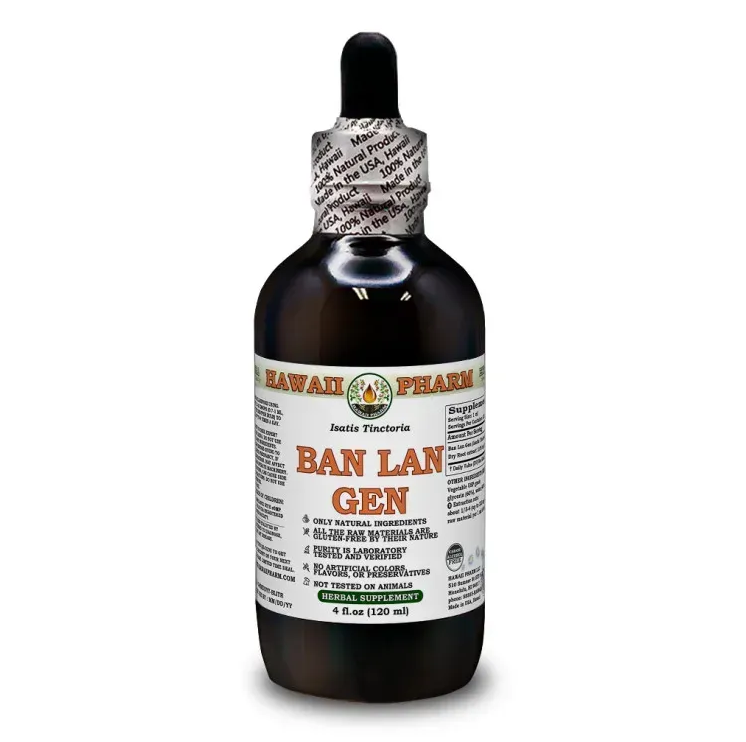 Ban Lan Gen Alcohol-FREE / Бан Лан Ген настоянка кореня Isatis без спирту Hawaii Pharm