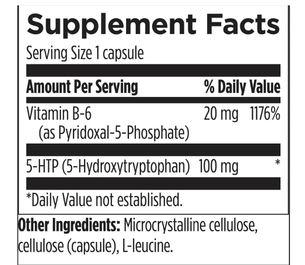 5-HTP Supreme - 5-HTP Підтримка здорової роботи мозку, настрою та сну Designs for Health/1