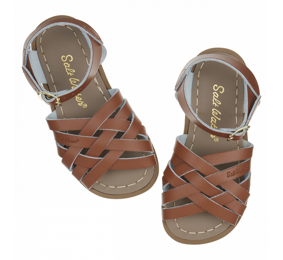 Retro Child Tan Salt water sandal, /1