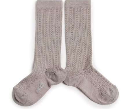 Adèle - Merino Wool Socks - Jour de Pluie, Collegien