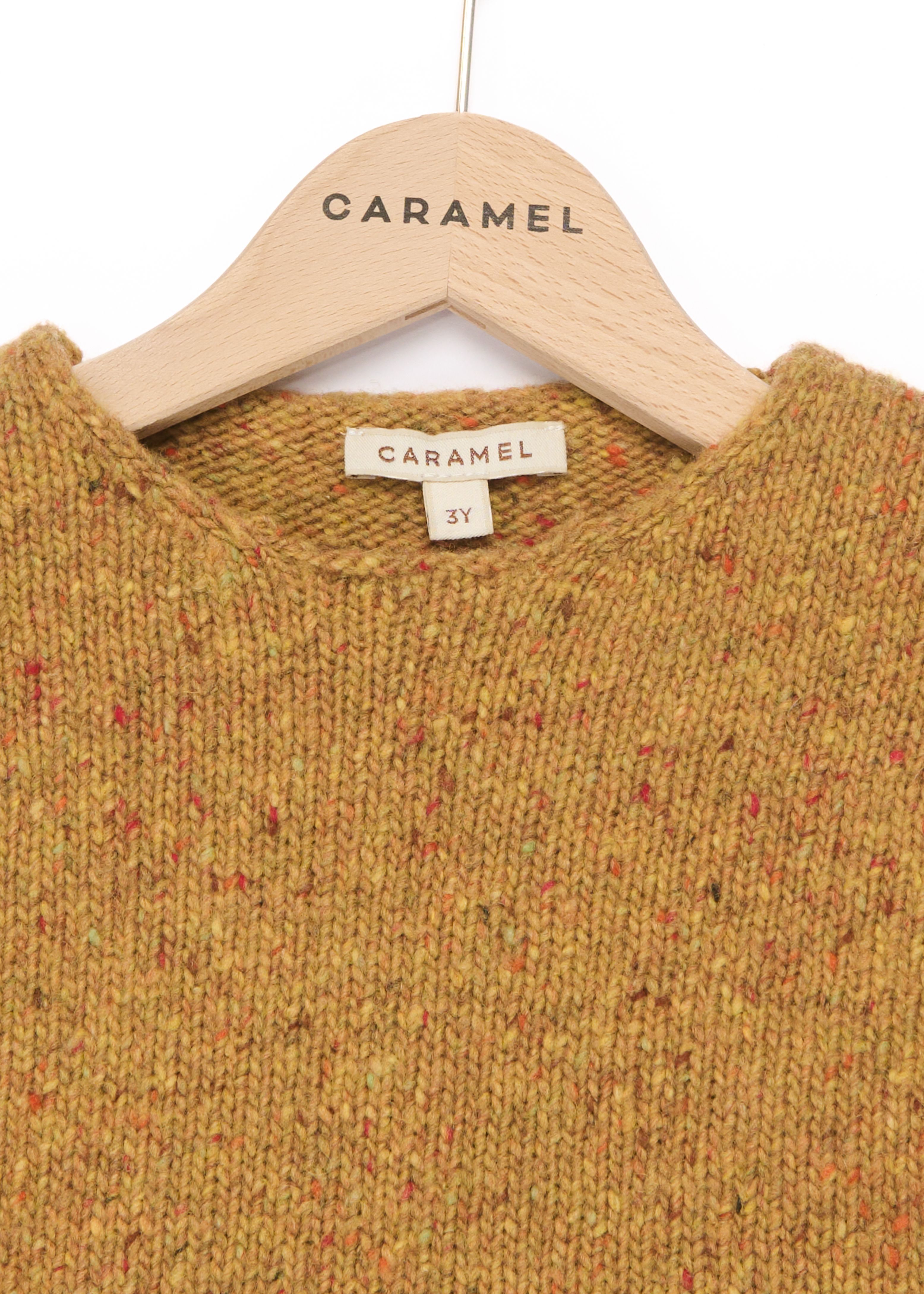 Джемпер горчичный Caramel,/2