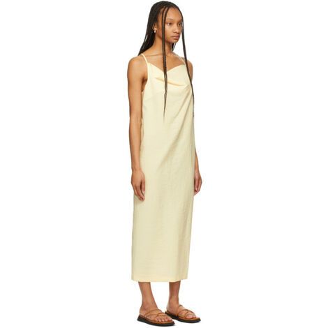 SLEEVELESS DRESS LIGHT YELLOW, Le 17 Septembre/1