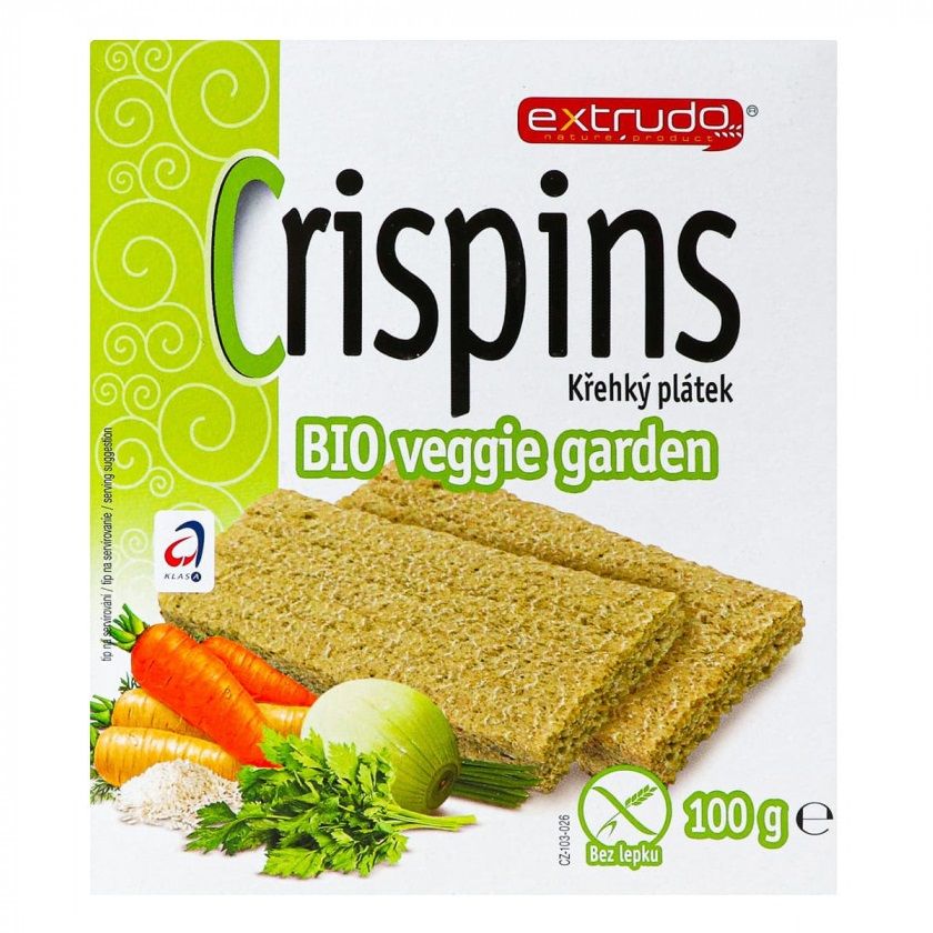 Хлебцы органические с овощами Crispins