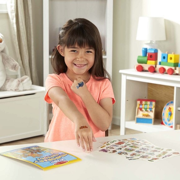 Мои первые временные татуировки голубые, 100 штук Melissa&Doug/1