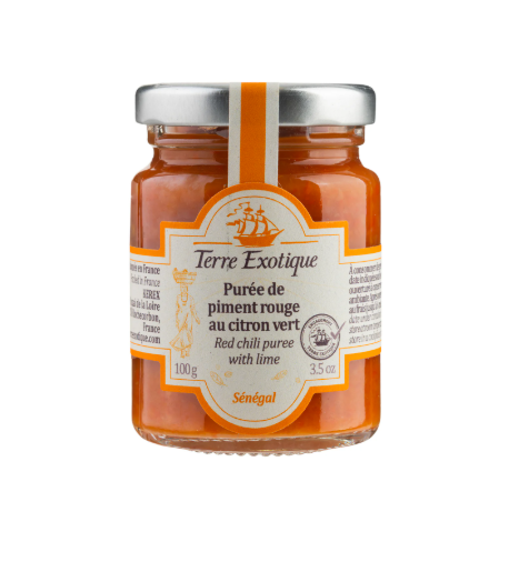 Пюре из красного перца чили халапеньо с лаймом Terre Exotique, 