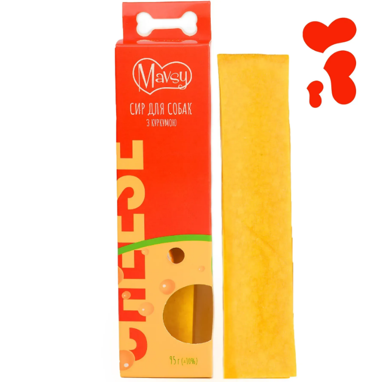 Жувальна паличка для собак CHEESE STICK з сиром та куркумою Mavsy