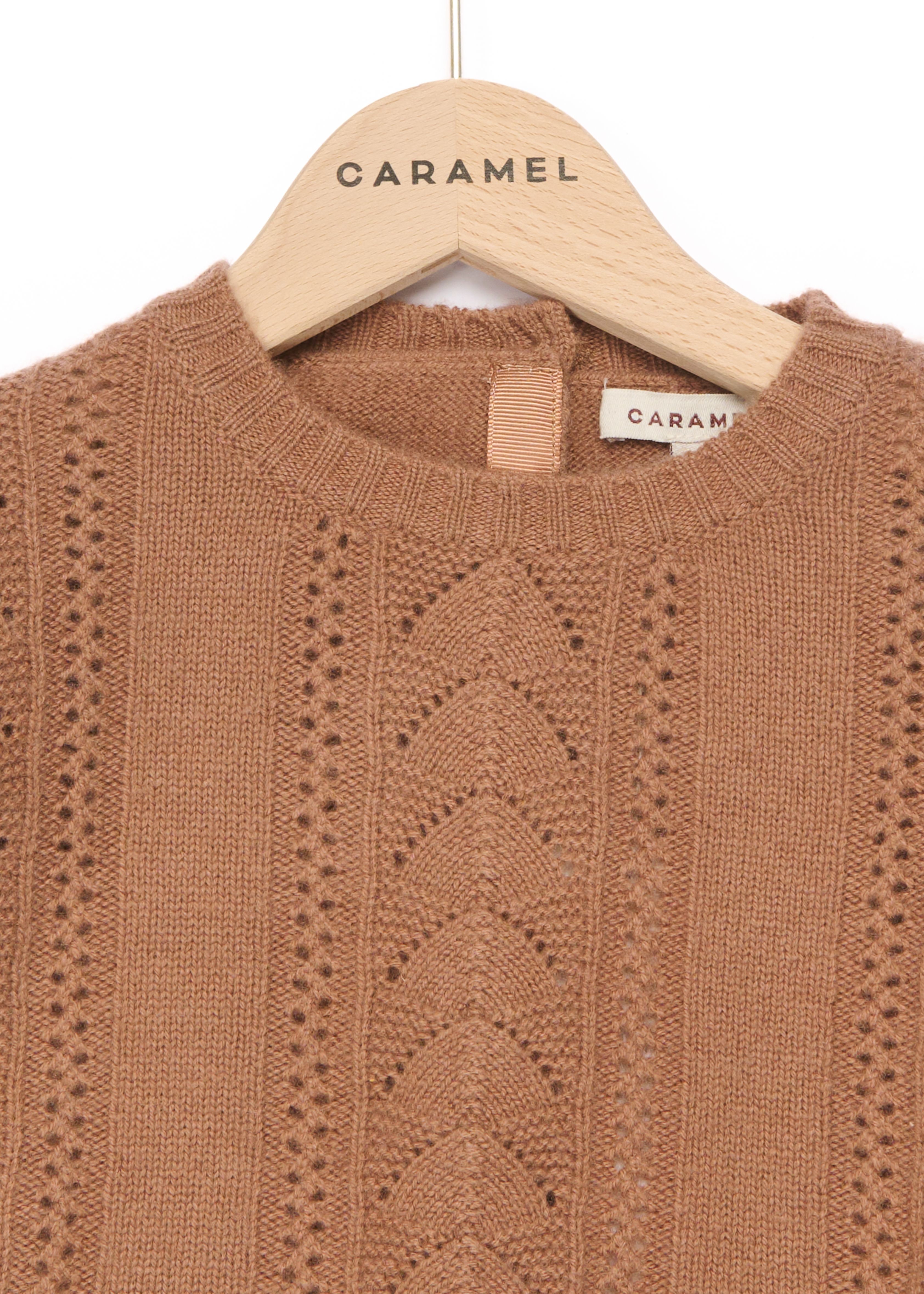 В'язаний джемпер карамель Caramel,/2
