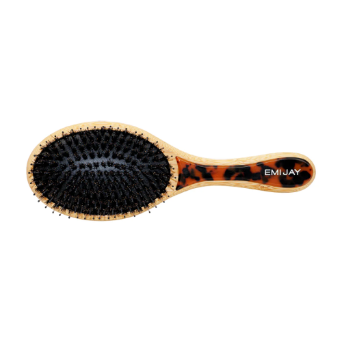 Flat Brush in Tortoise - Овальная щетка для волос «Tortoise» Emi Jay, 