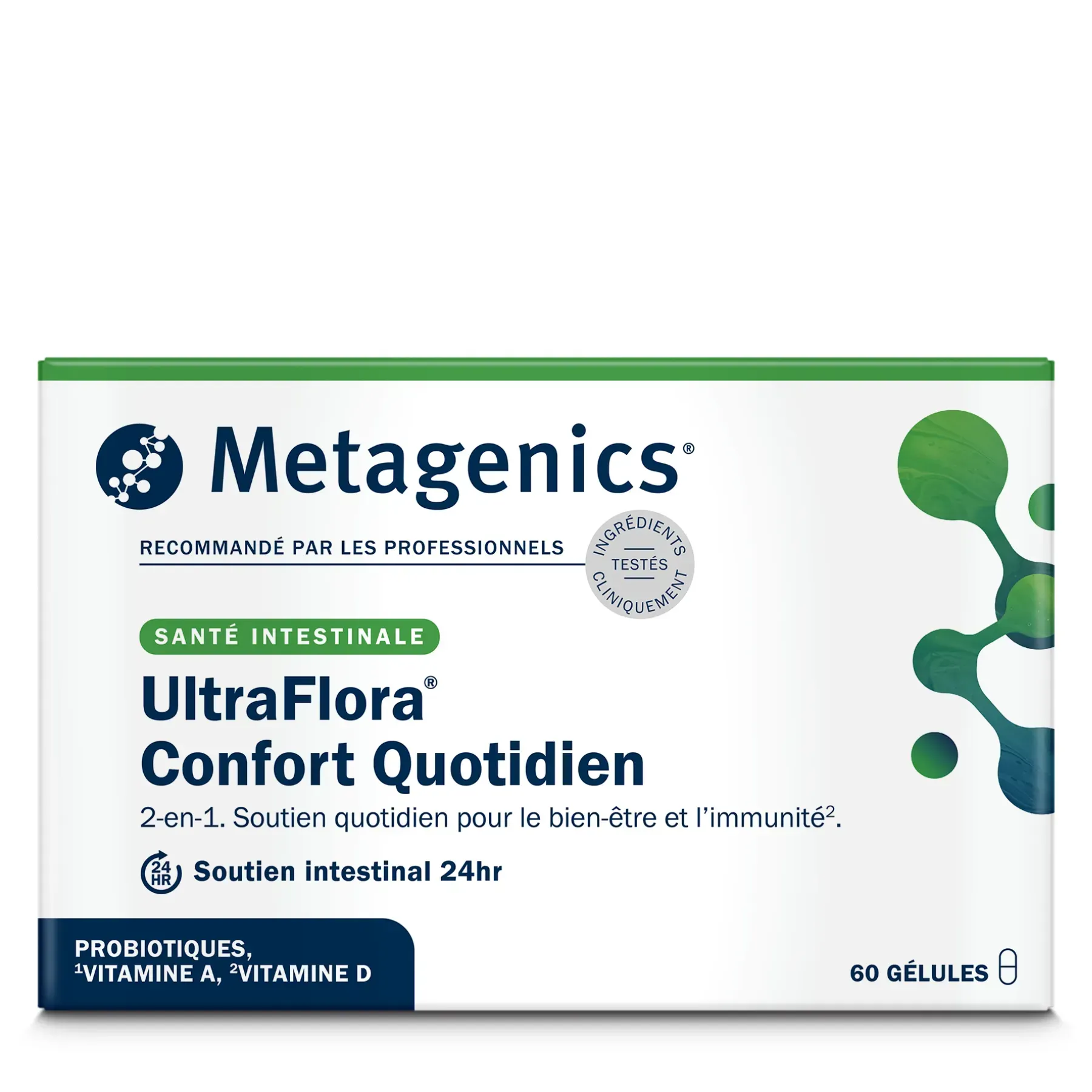 UltraFlora Confort Quotidien (УльтраФлора Комфорт)/BactiDyn Premium 25 (БактиДин Премиум 25), Metagenics