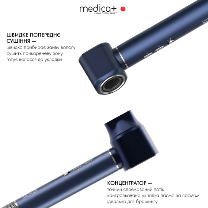 Фен-стайлер для волос MEDICA+ AIR-ZEN 7.0/4