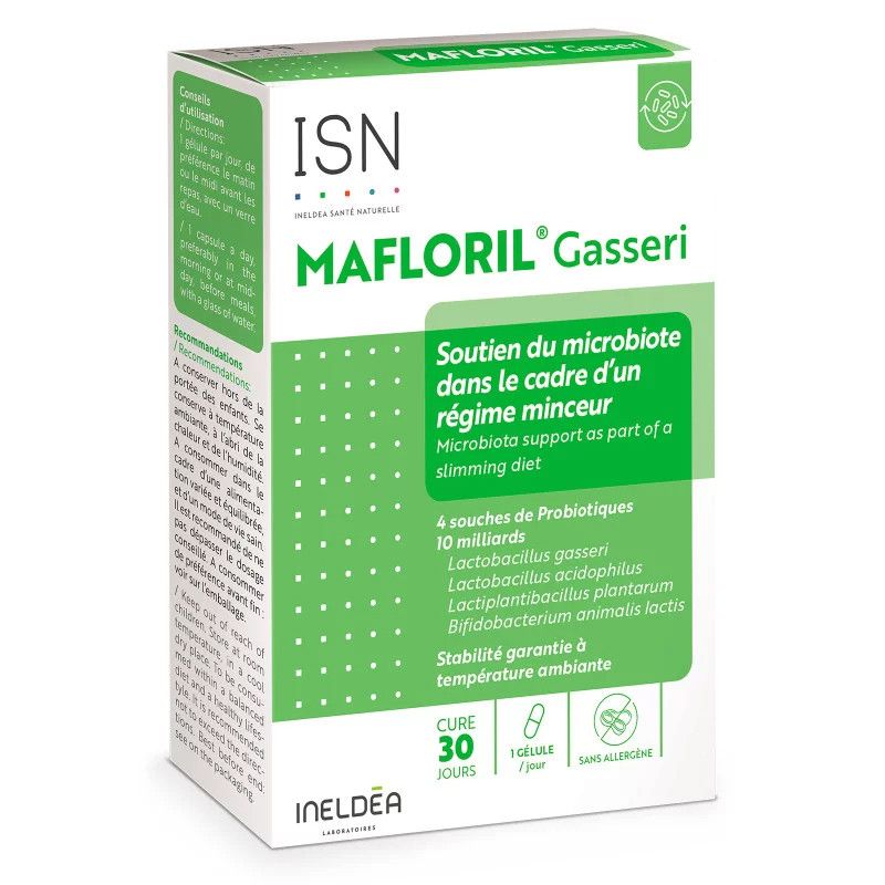 МАФЛОРІЛ Гассером - пробіотик для контролю ваги INELDEA Santé Naturelle,
