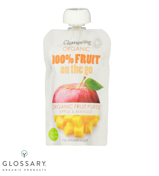 Пюре фруктове Яблуко-Манго органічне Clearspring,