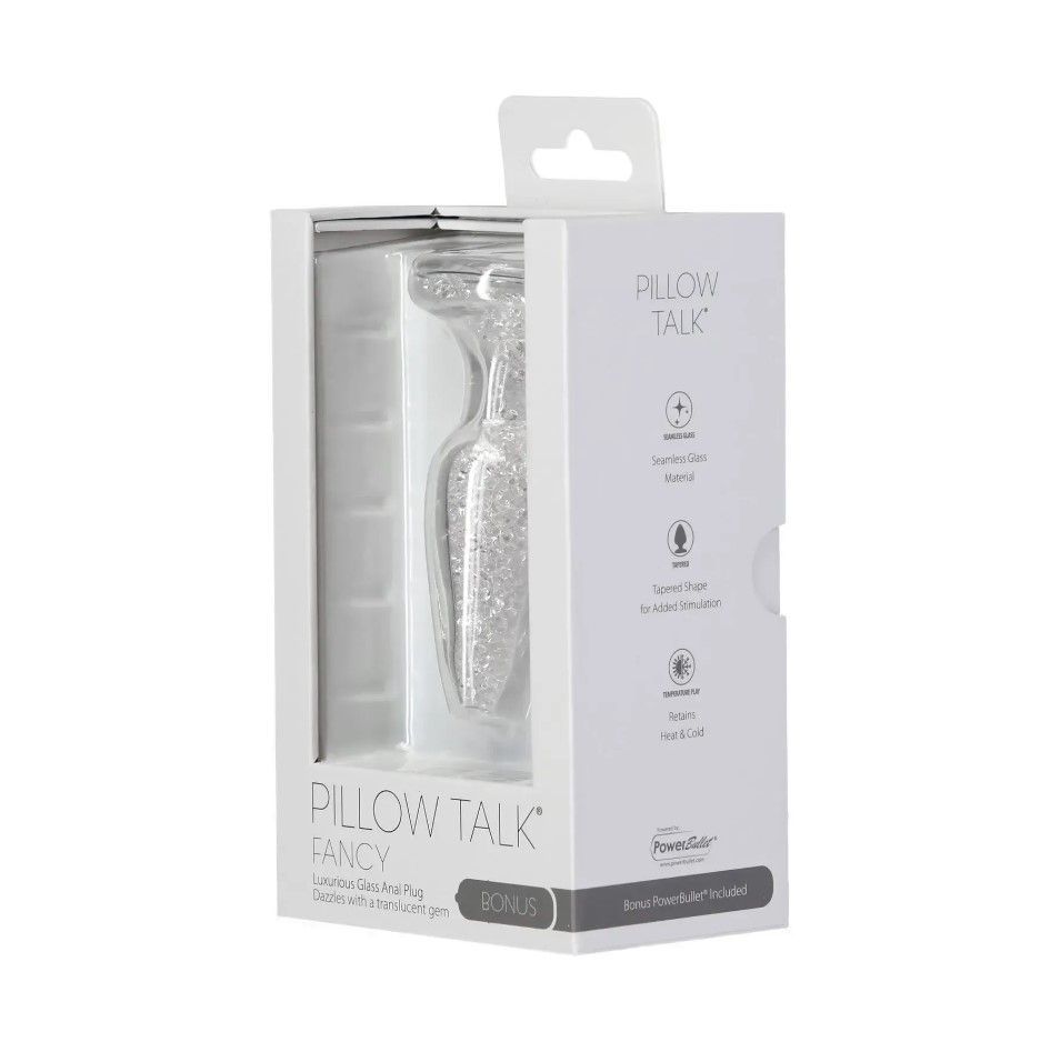 Скляна анальна пробка Fancy Luxurious Glass Anal Plug Pillow Talk/6