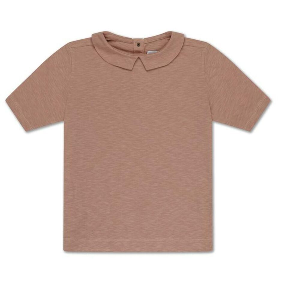 Repose t-shirt with collar, powder creme Repose AMS, 