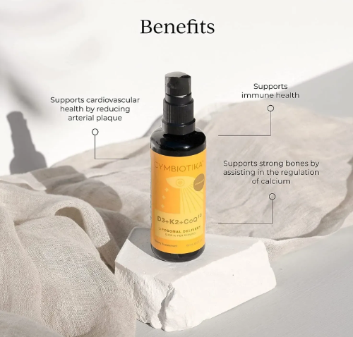 Vitamin D3 + K2 + CoQ10 - Вітамін Д3 + K2 + Ку10 у ліпосомальній формі Cymbiotika, /2