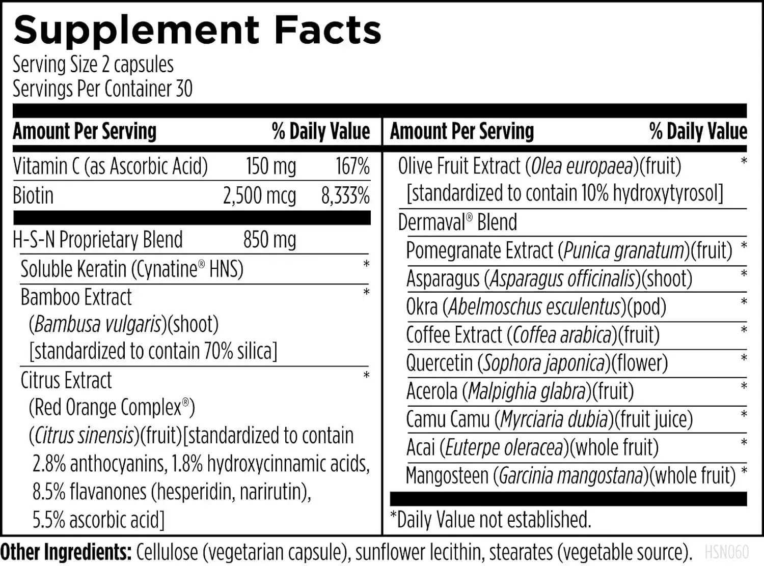 H-S-N Radiance / Здоровье волос, кожи и ногтей Designs for Health/1