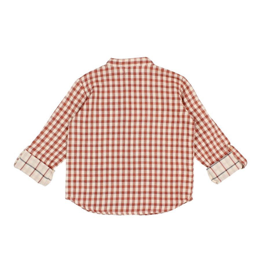 PAUL CHECK BOY WOVEN SHIRT, Buho/1