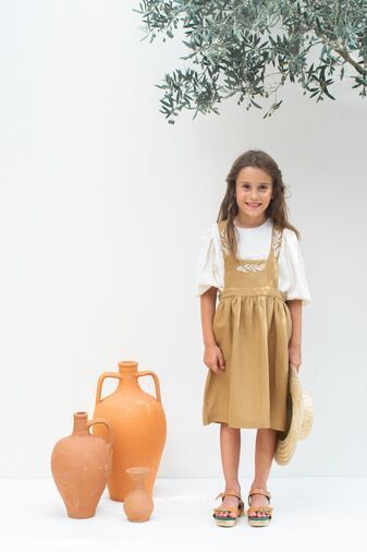 Sophia Dress Honey, Kokori Kids/3