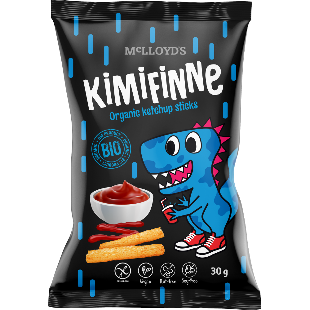 Снек кукурудзяний з кетчупом Kimifinne  Mclloyd's, 