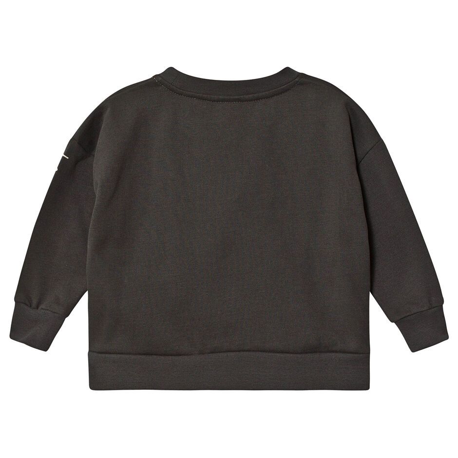 Boxy Sweater Nearly Black Gray Label, /2